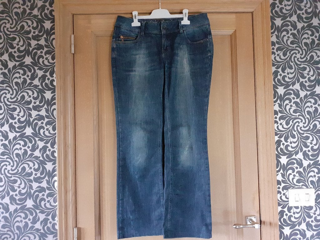 mooie Jeans blauw merk ESPRIT maat 30/32, Kleding | Dames, Spijkerbroeken en Jeans, Blauw, Ophalen of Verzenden, Zo goed als nieuw