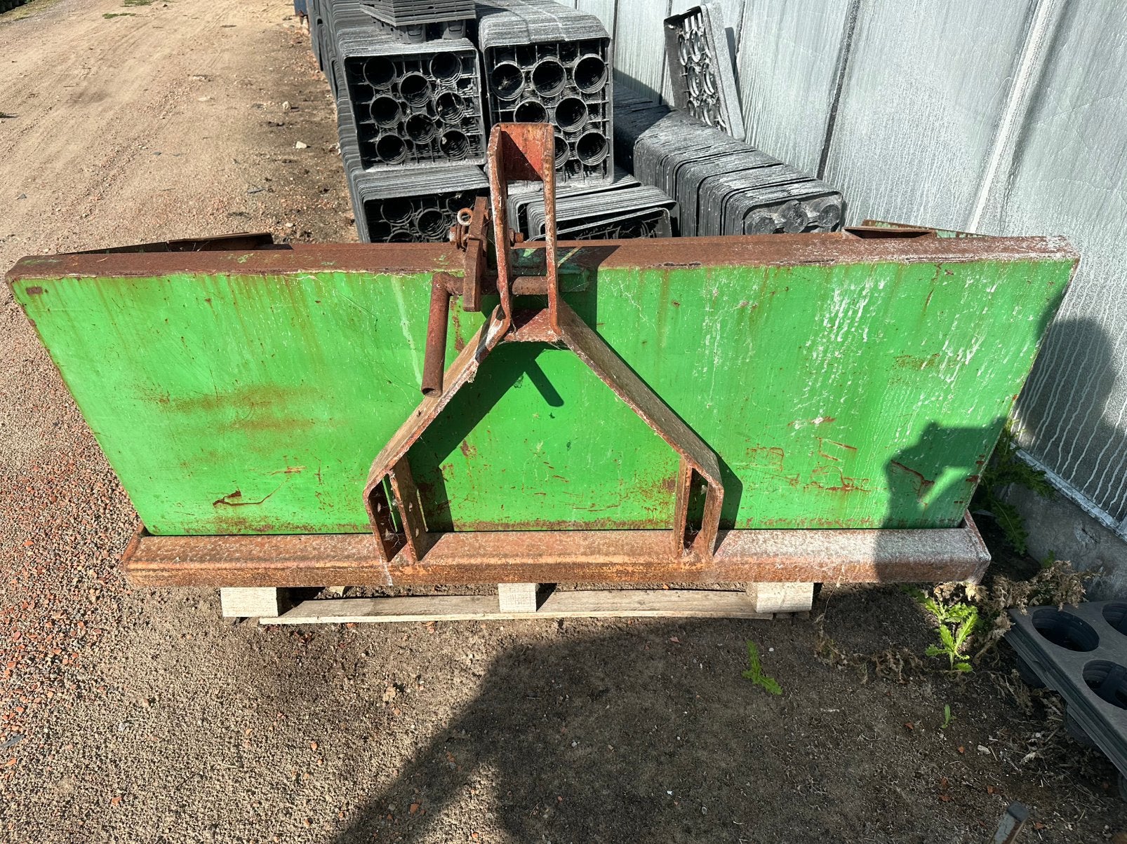 Tractor bak, Ophalen