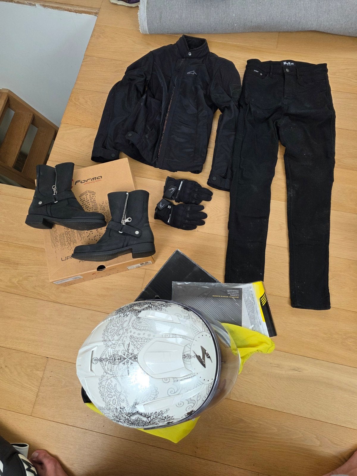 Dames motorkleiding set NIEUW, Motoren, Nieuw met kaartje, Combipak, Ophalen of Verzenden, Alpinestars