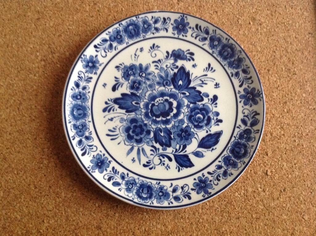 ANTIEK  SIERBORD  IN  ROYAL  DELFTS  BLAUW, Ophalen of Verzenden