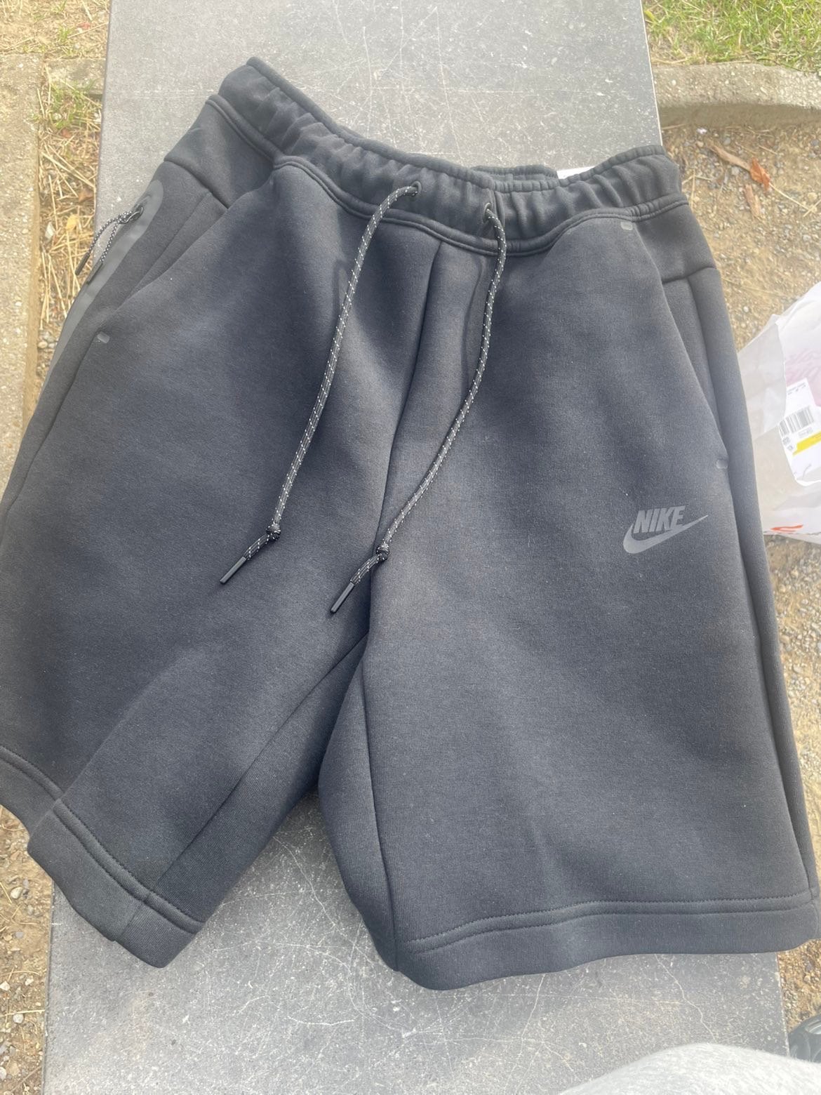 Short nike tech noir/black/negro/taille S, Ophalen of Verzenden, Zo goed als nieuw, Zwart