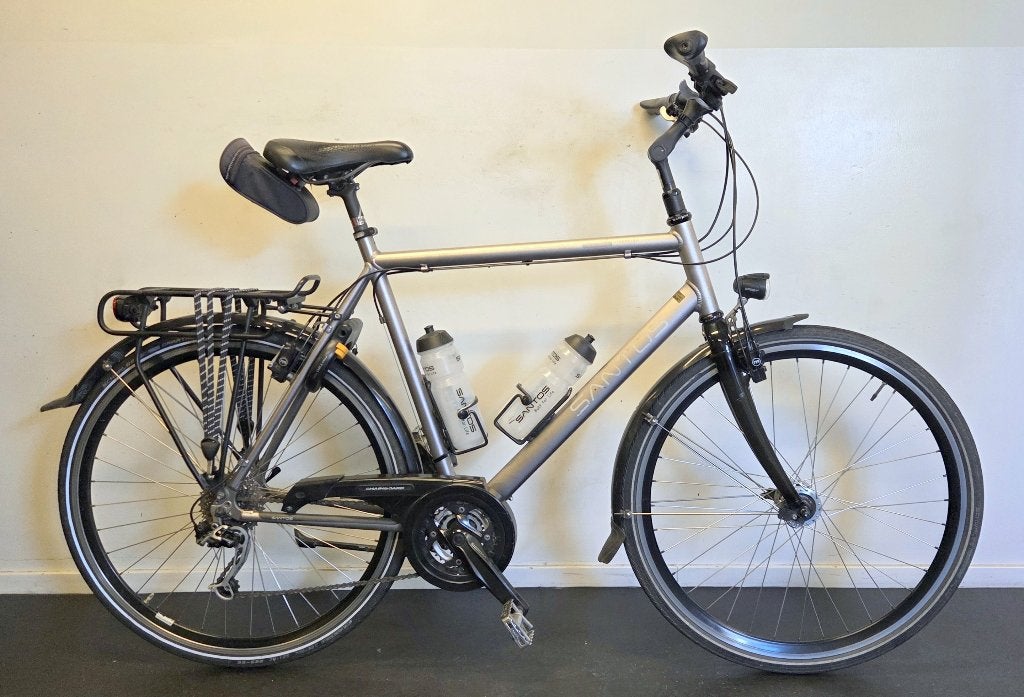 Buitenkans deze prachtige SANTOS Trekking toerfiets, Fietsen en Brommers, Overige merken, 28 inch, Velgrem, Ophalen of Verzenden