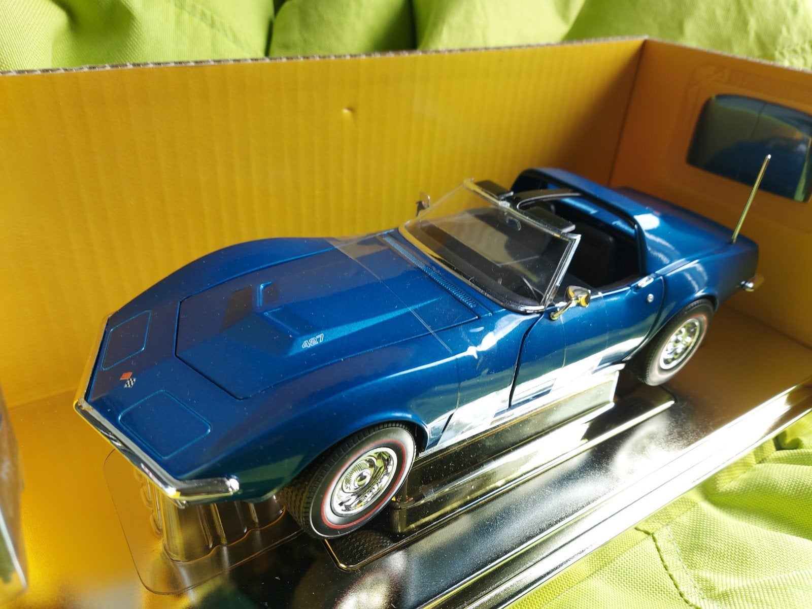 1968 Corvette ERTL, Enlèvement ou Envoi, Comme neuf, Voiture, ERTL
