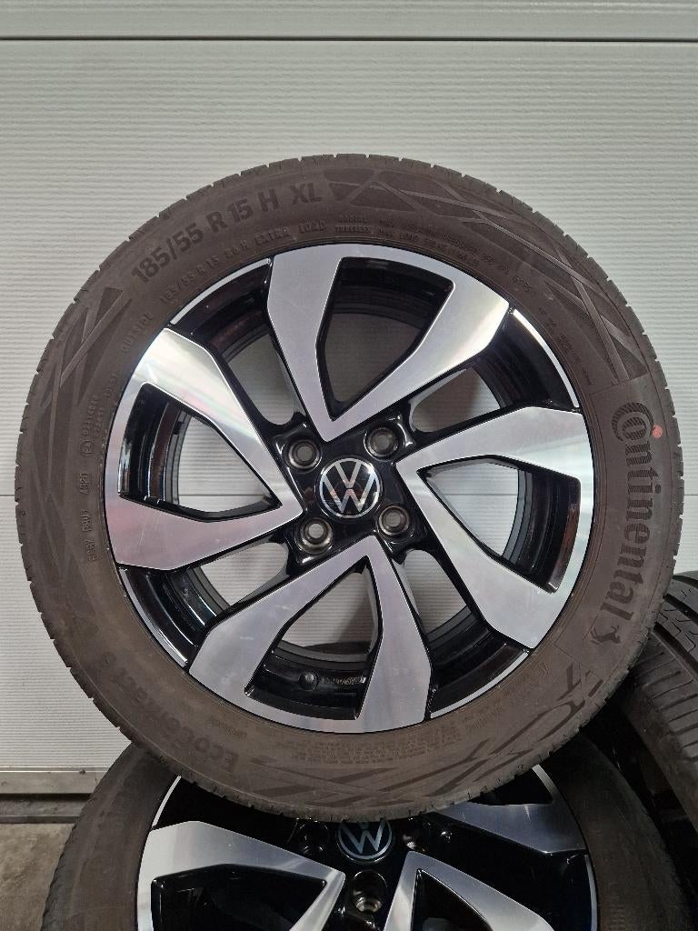 Originele VW up velgen met banden 15 inch, Ophalen, 15 inch, Banden en Velgen, 185 mm