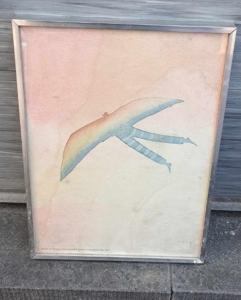 lithographie de jean michel folon, Antiek en Kunst, Kunst | Litho's en Zeefdrukken, Ophalen of Verzenden, Lithografie