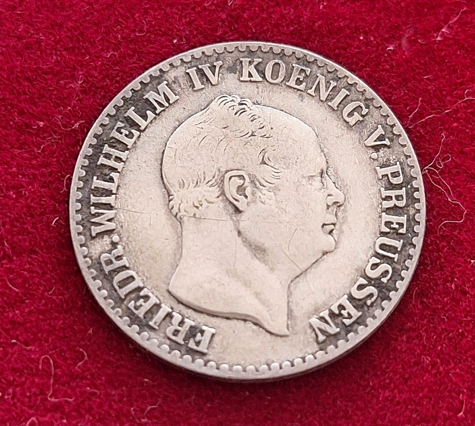 2 1/2 silbergroschen 1854 rare argent qualite, Enlèvement ou Envoi, Argent