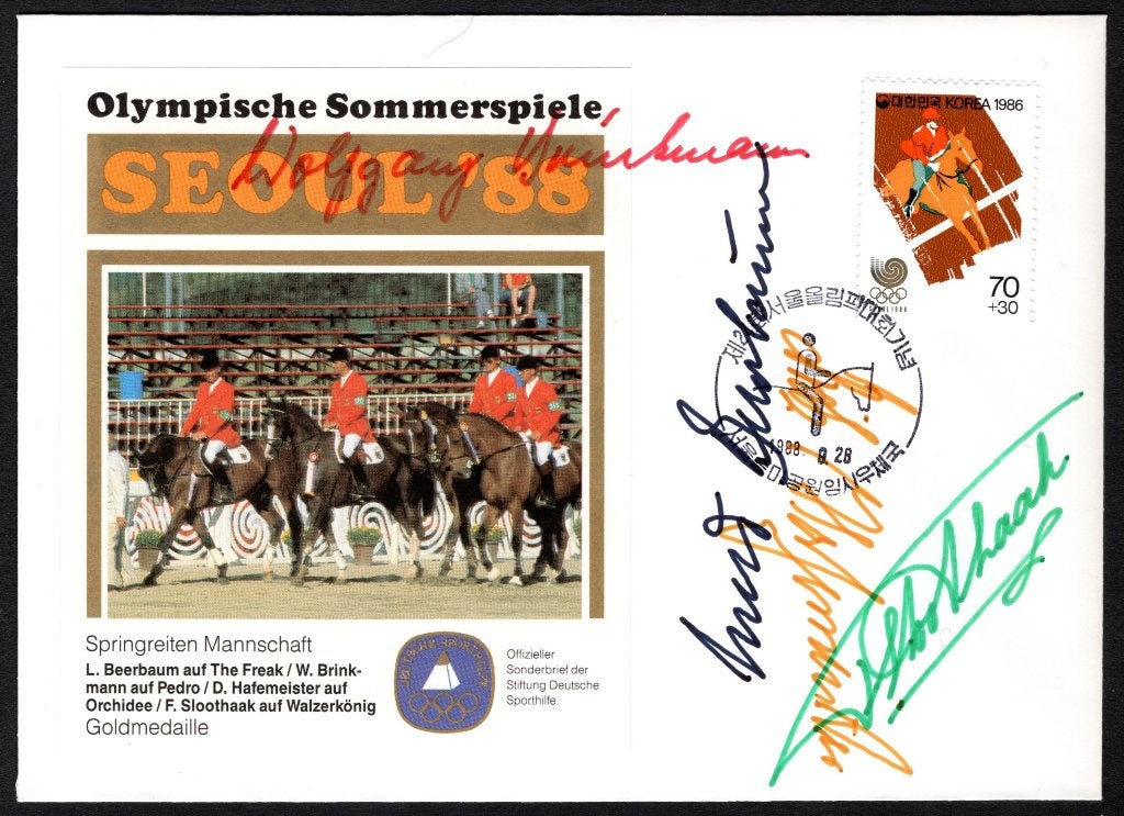 KOREA-ZUID Summer Olympic games 28-8-1988, Verzenden, Gestempeld