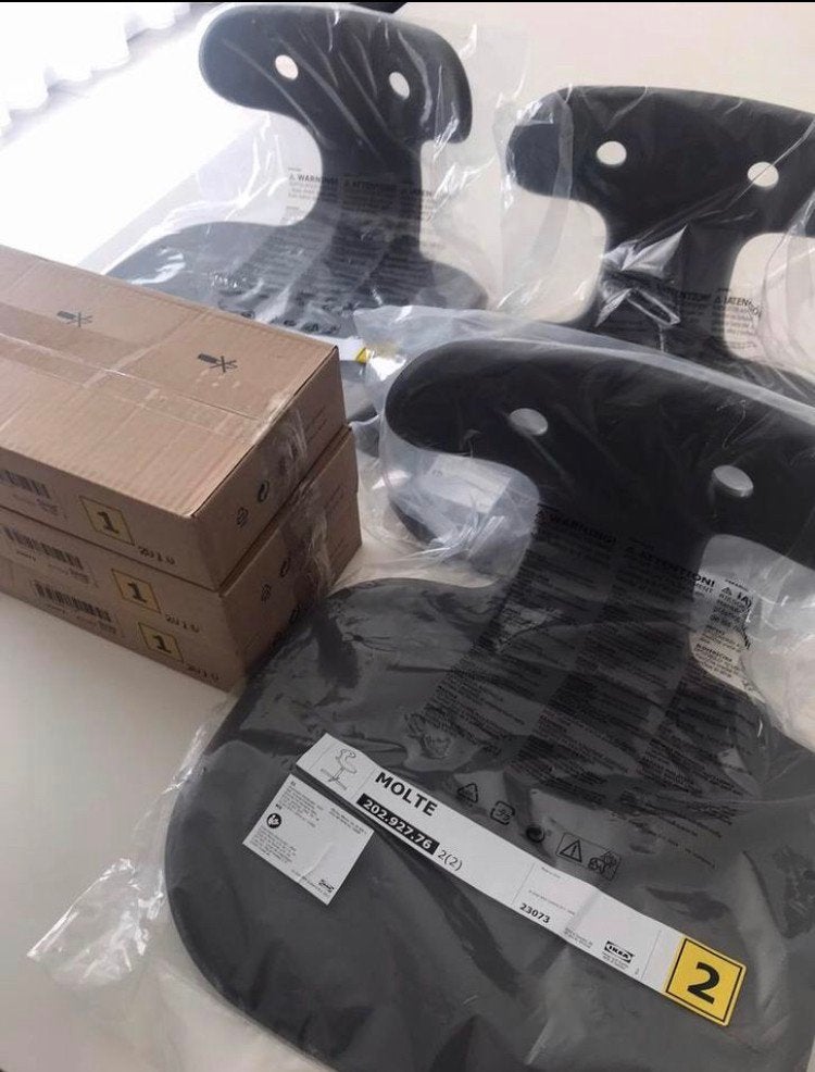 Nieuw Bureaustoel Molte donkergrijs wit ikea, Enlèvement, Chaise de bureau
