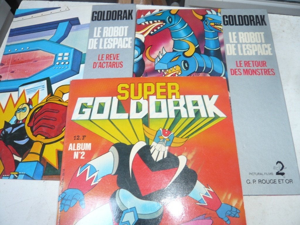 Goldorak 3 albums., Livres, Plusieurs BD, Enlèvement ou Envoi, Comme neuf