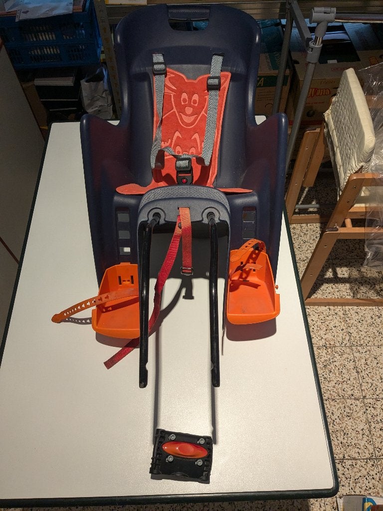 siège vélo, Vélos & Vélomoteurs, Accessoires vélo | Sièges de vélo, Enlèvement, Utilisé, 15 à 25 kg, Repose-pieds