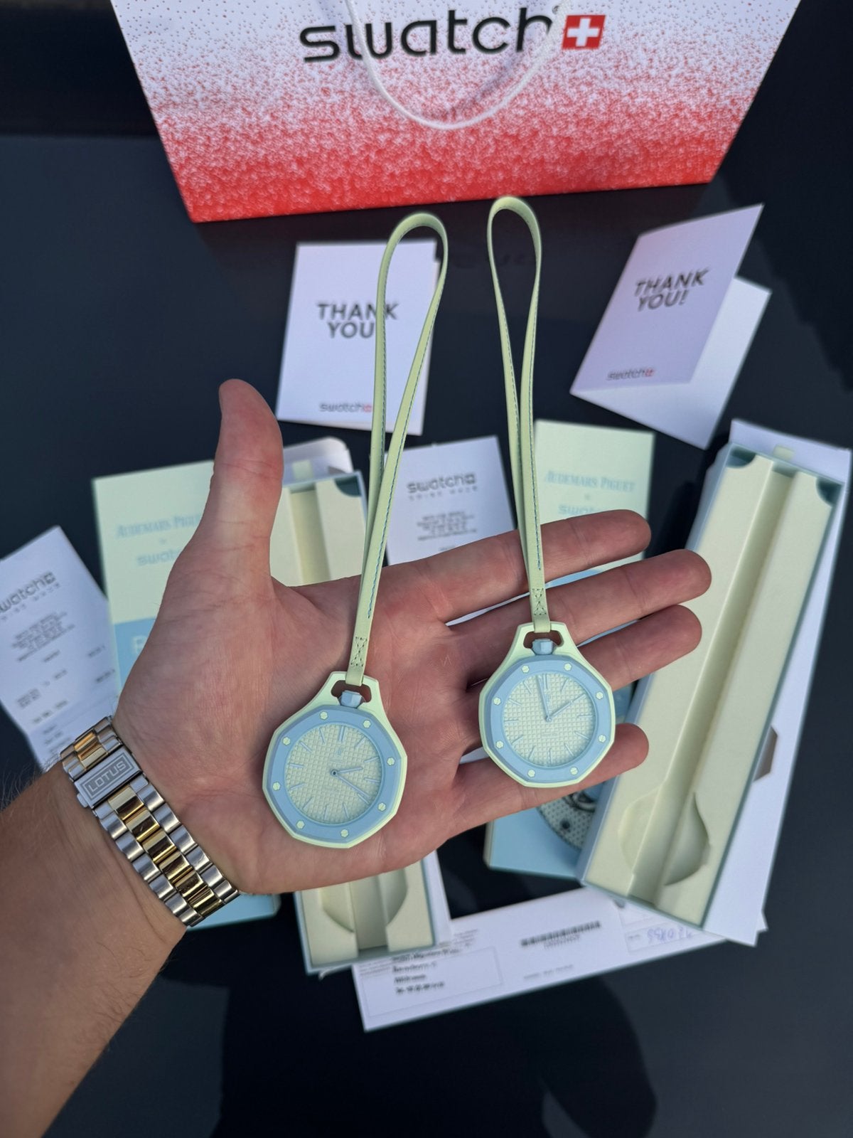 Audemars Piguet x Swatch Blue Eight, Ophalen of Verzenden, Nieuw, Polshorloge, Swatch