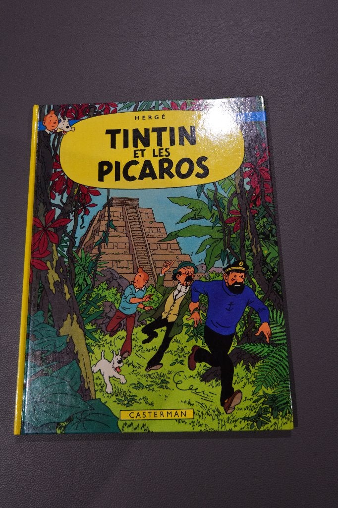 Kuifje en de Picaros - eOfrançaise 1976 (Casterman Plat C1), Ophalen of Verzenden, Gelezen, HERGE