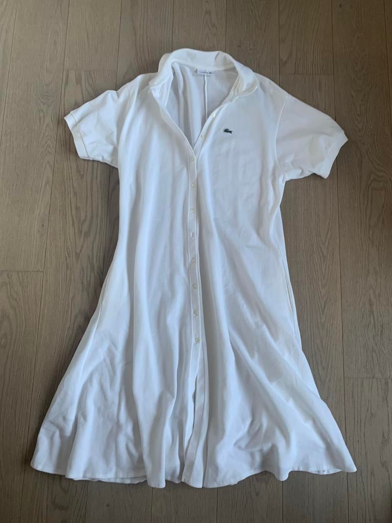 Lacoste jurk - maat 40/L, Kleding | Dames, Ophalen of Verzenden, Gedragen, Maat 42/44 (L), Wit