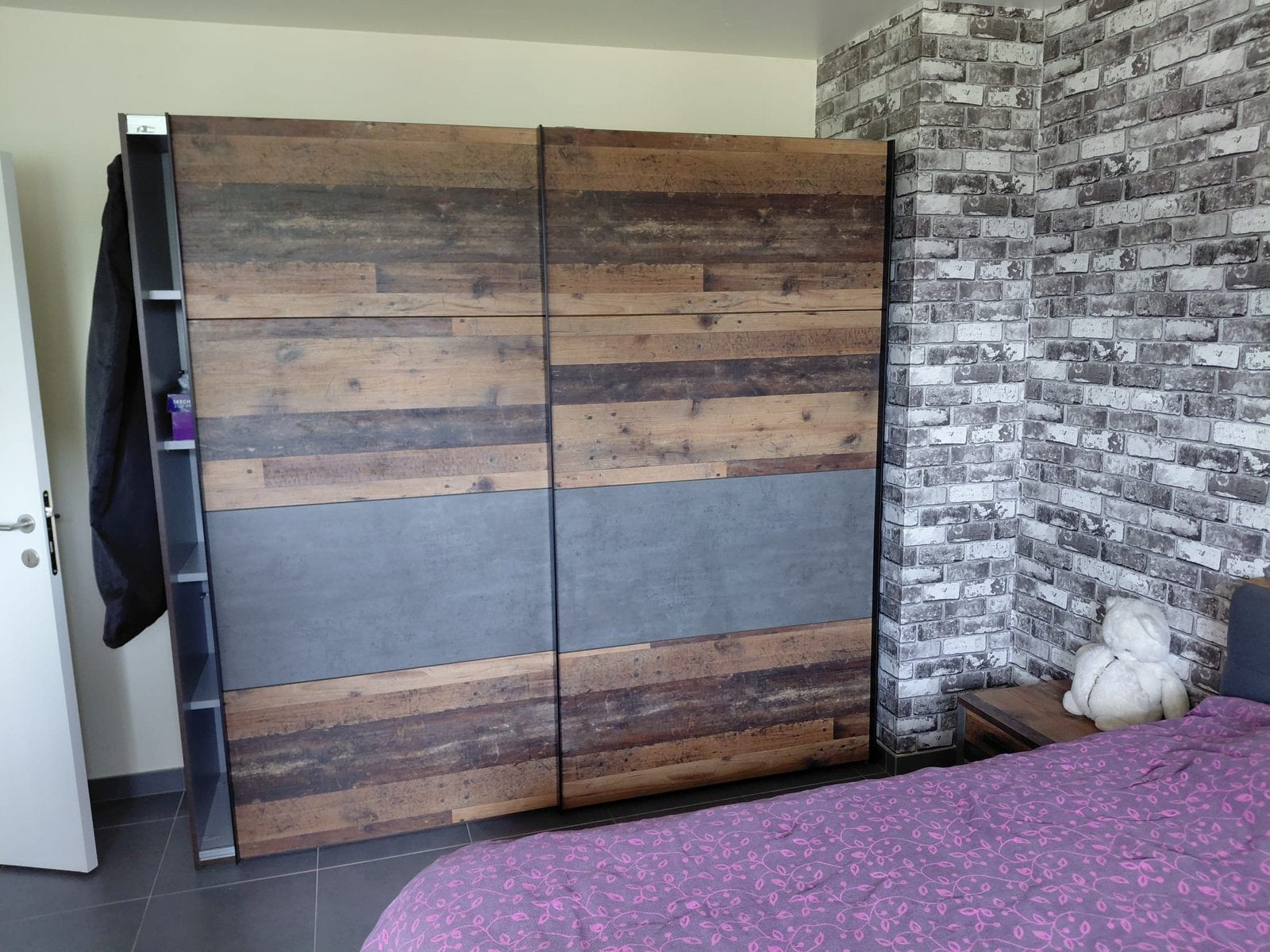 Moderne slaapkamer, Huis en Inrichting, Slaapkamer | Complete slaapkamers, Ophalen, Zo goed als nieuw, Tweepersoons