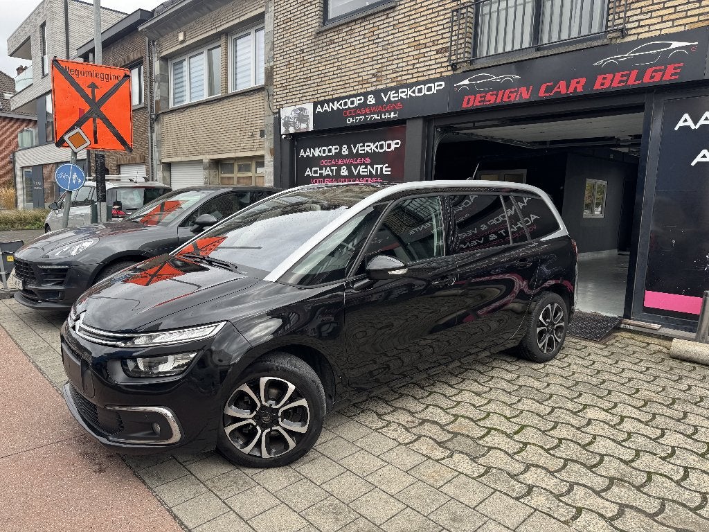 Citroën Grand C4 SpaceTourer 1.5D 130pk 7 zit 10537€ HTVA, Adaptive Cruise Control, Euro 6, Bedrijf, Onderhoudsboekje