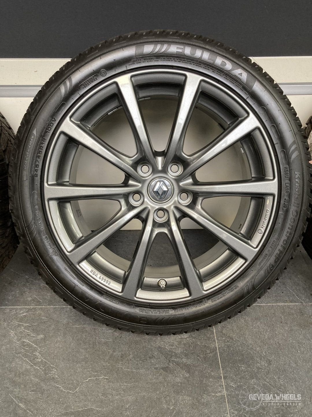 18” Renault Talisman sport velgen + winterbanden 5x114.3, Pneus et Jantes, Véhicule de tourisme, -, 18 pouces