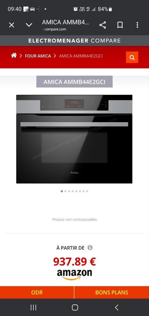 Four encastrable multifonction neuf, Electroménager, Fours, Enlèvement, Gril