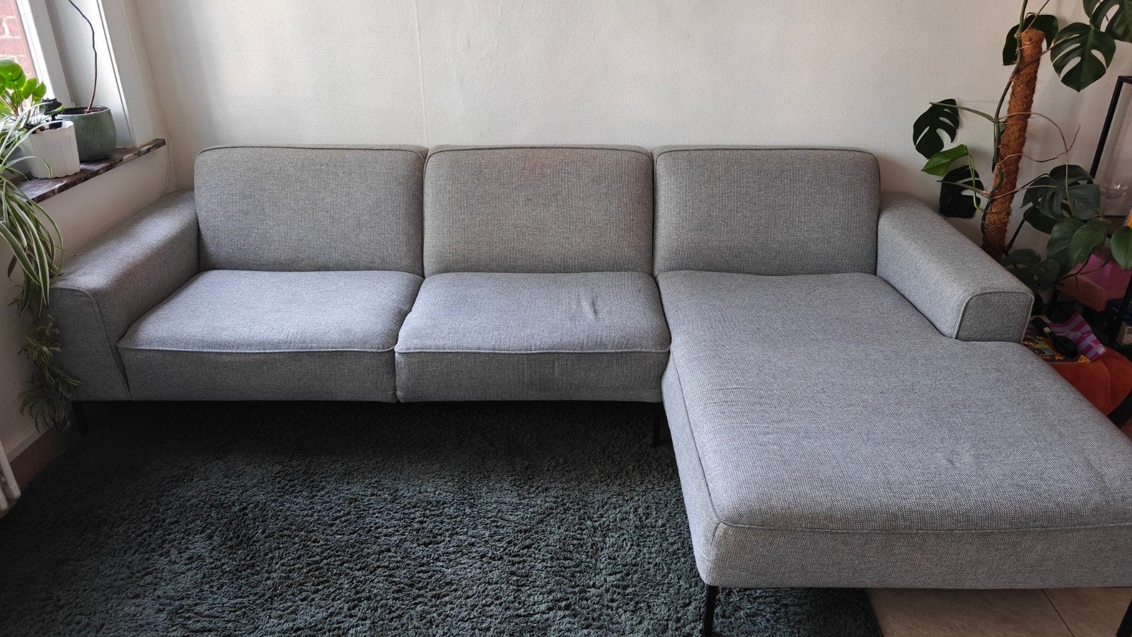 zetel met chaise longue, Huis en Inrichting, Ophalen
