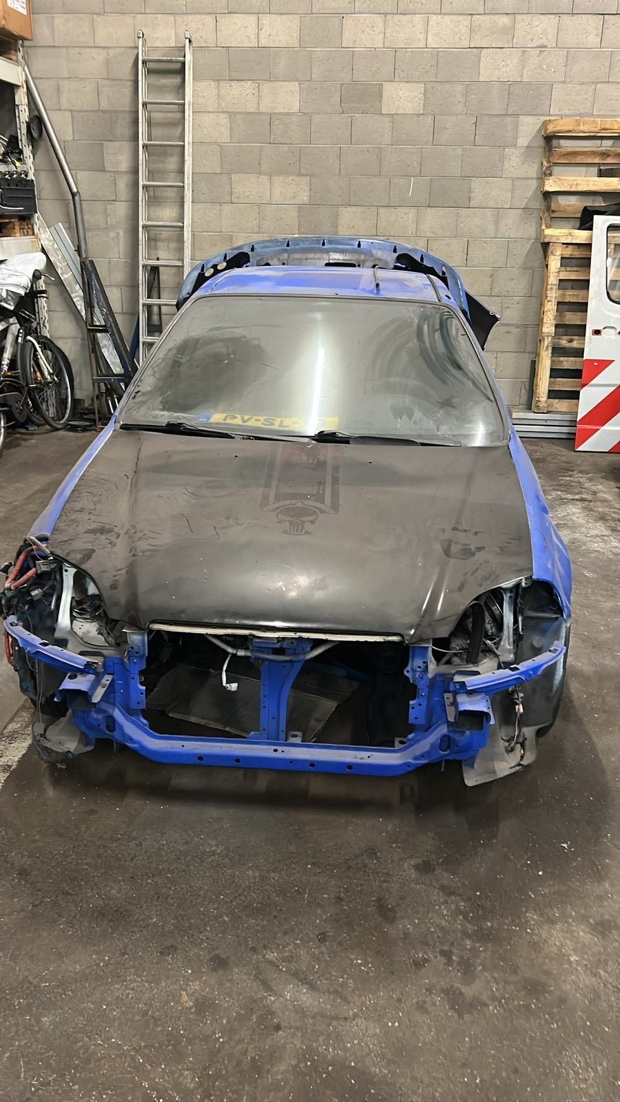 CHASSIS ek3 sedan met B18C4 op kenteken, Autos, Honda, Particulier, Achat, Civic