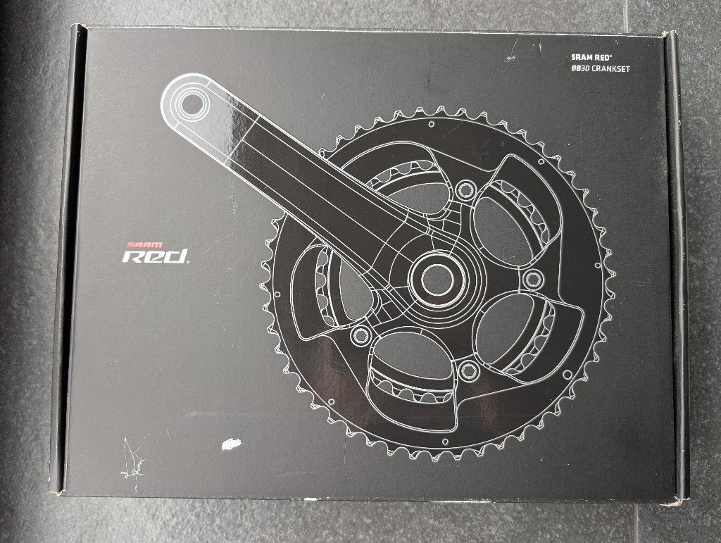SRAM RED crankset (zonder kettingblad), Neuf, Pédalier ou Pédales, Enlèvement, SRAM
