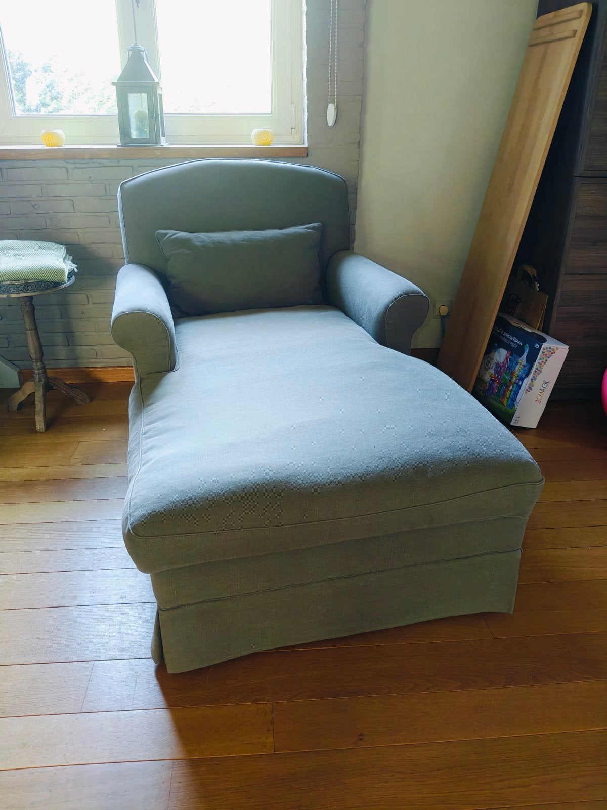 Long chair Engelse stijl, Ophalen