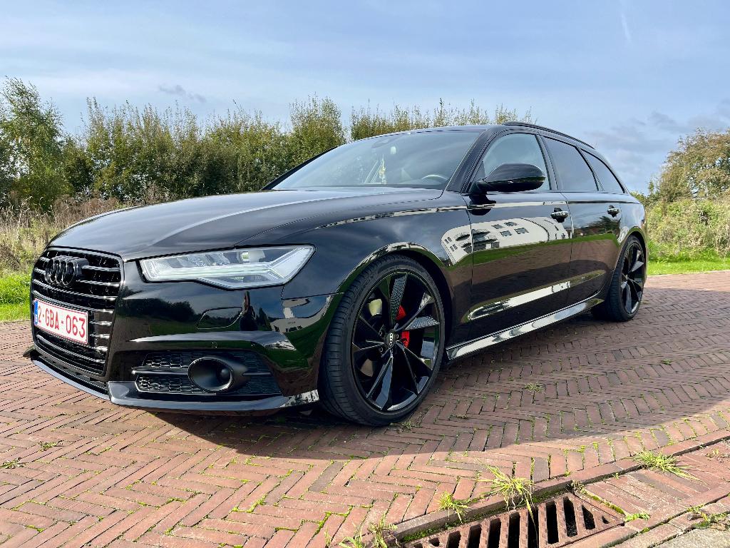 Prachtige full black Audi A6 !! BTW Wagen, Auto's, Automaat, Leder en Stof, Zwart, 5 deurs