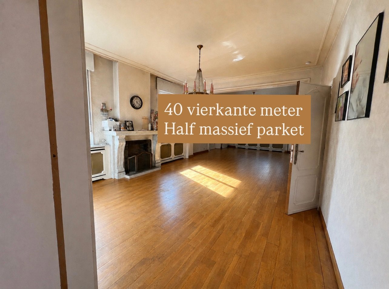 Parket half massief, Ophalen
