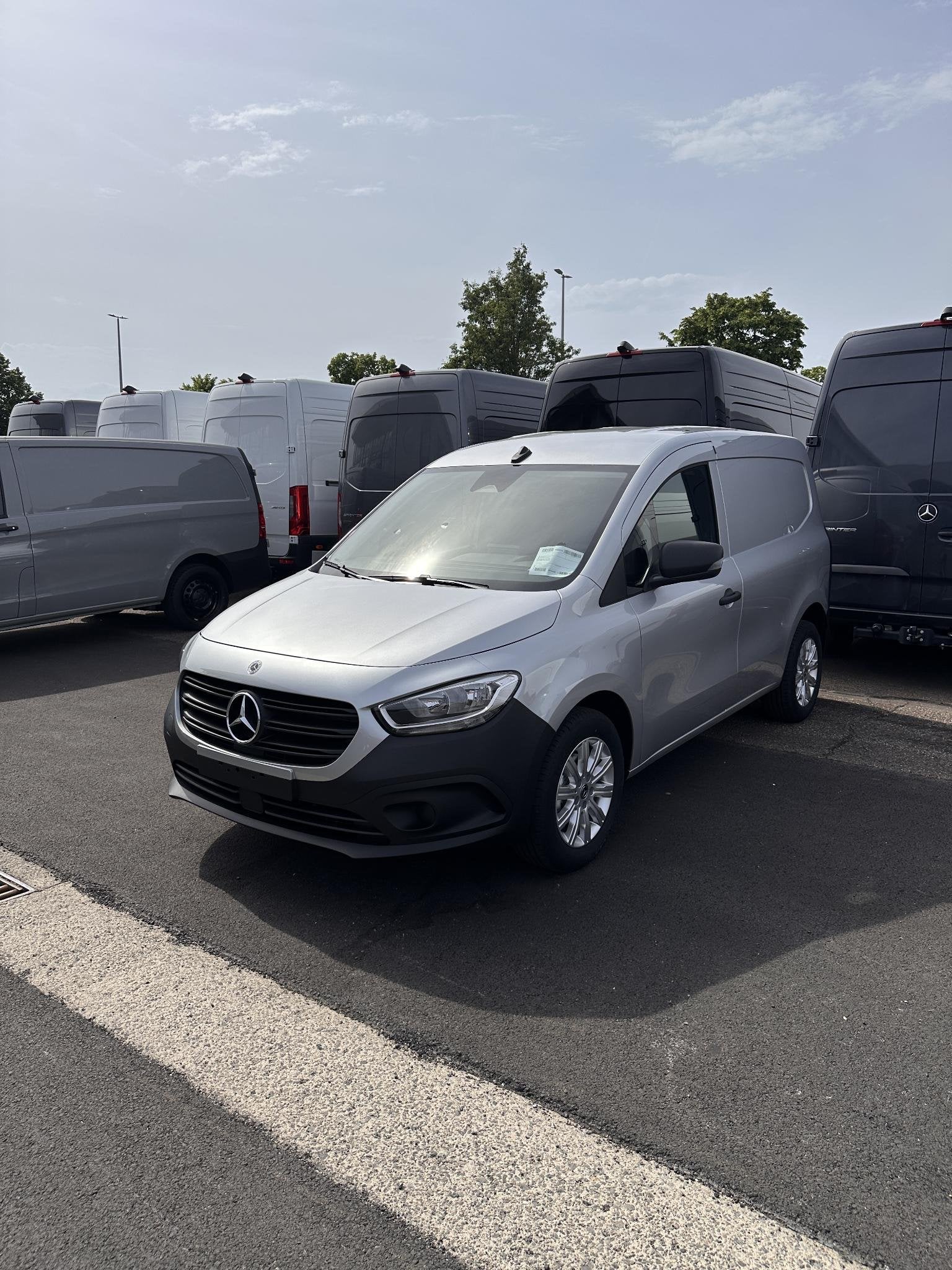 Mercedes-Benz Citan 110 CDI L1 Base, Autos, Neuf, Argent ou Gris, 4 portes, Entreprise