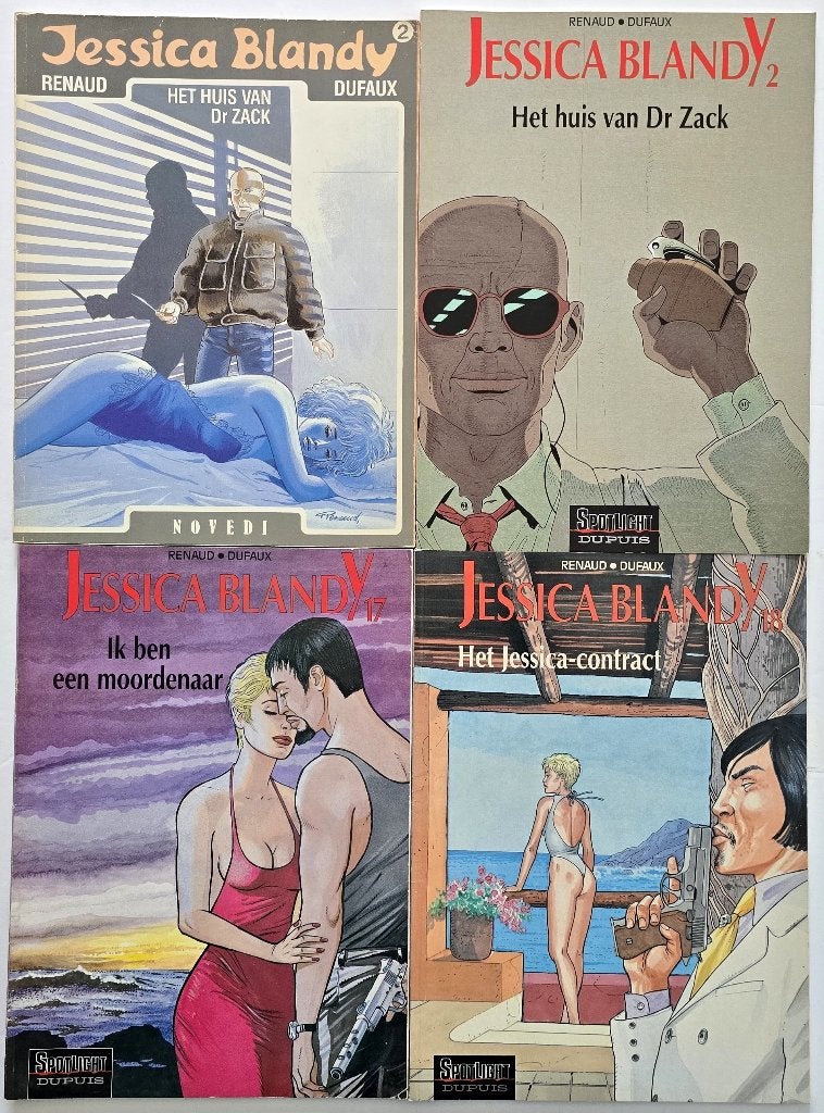 Strips - Jessica Blandy - lot 4 albums, Boeken, Ophalen of Verzenden