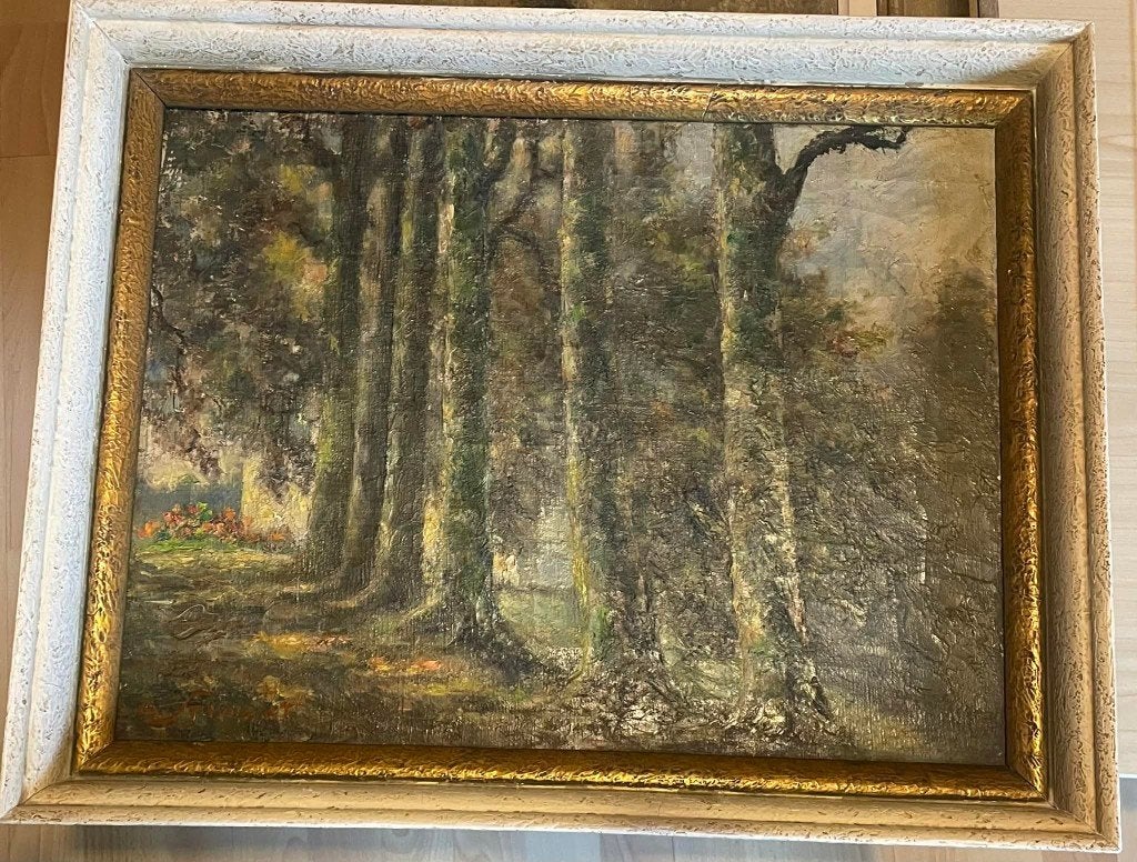 Peinture de Georges Stimart (1886-1952), Enlèvement