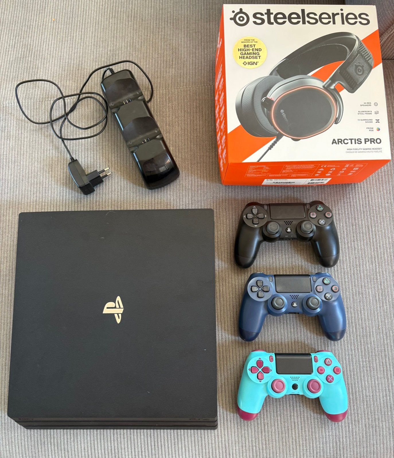 PlayStation 4 pro 1To +accesoires, Games en Spelcomputers, Spelcomputers | Sony PlayStation 4, Ophalen, Gebruikt, 1 TB, Pro