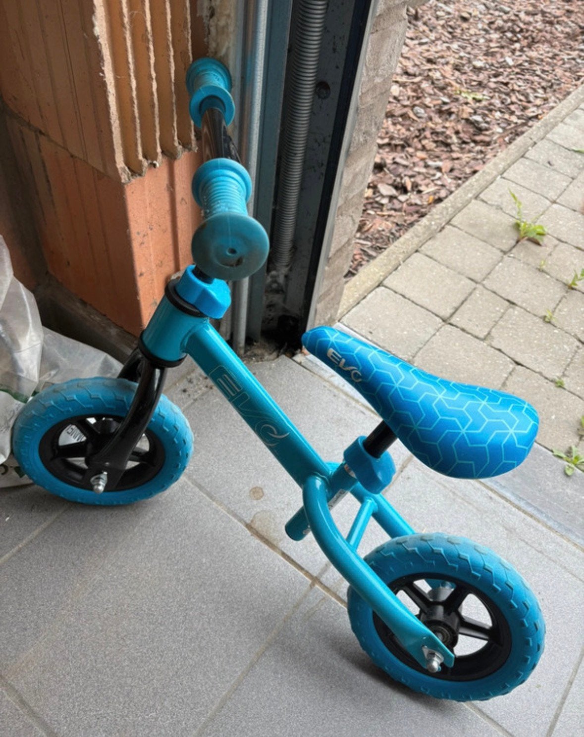 ELC (Early Learning Center) blauwe loopfiets, Kinderen en Baby's, Speelgoed | Buiten | Voertuigen en Loopfietsen, Ophalen, Gebruikt