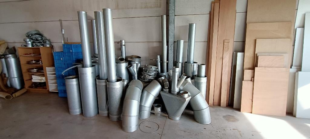 houtbewerking buizen stofafzuiging en frezen toupie, Ophalen