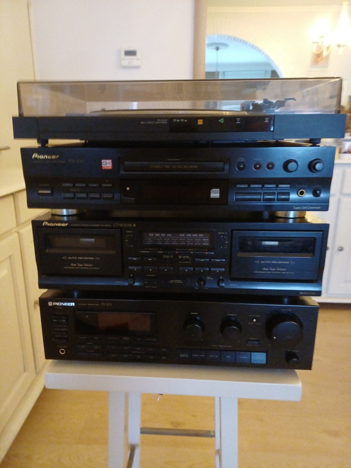Mooie complete Pioneer & Grundig stereo set (Platenspeler, C, Audio, Tv en Foto, Ophalen, Cassettedeck, Pioneer