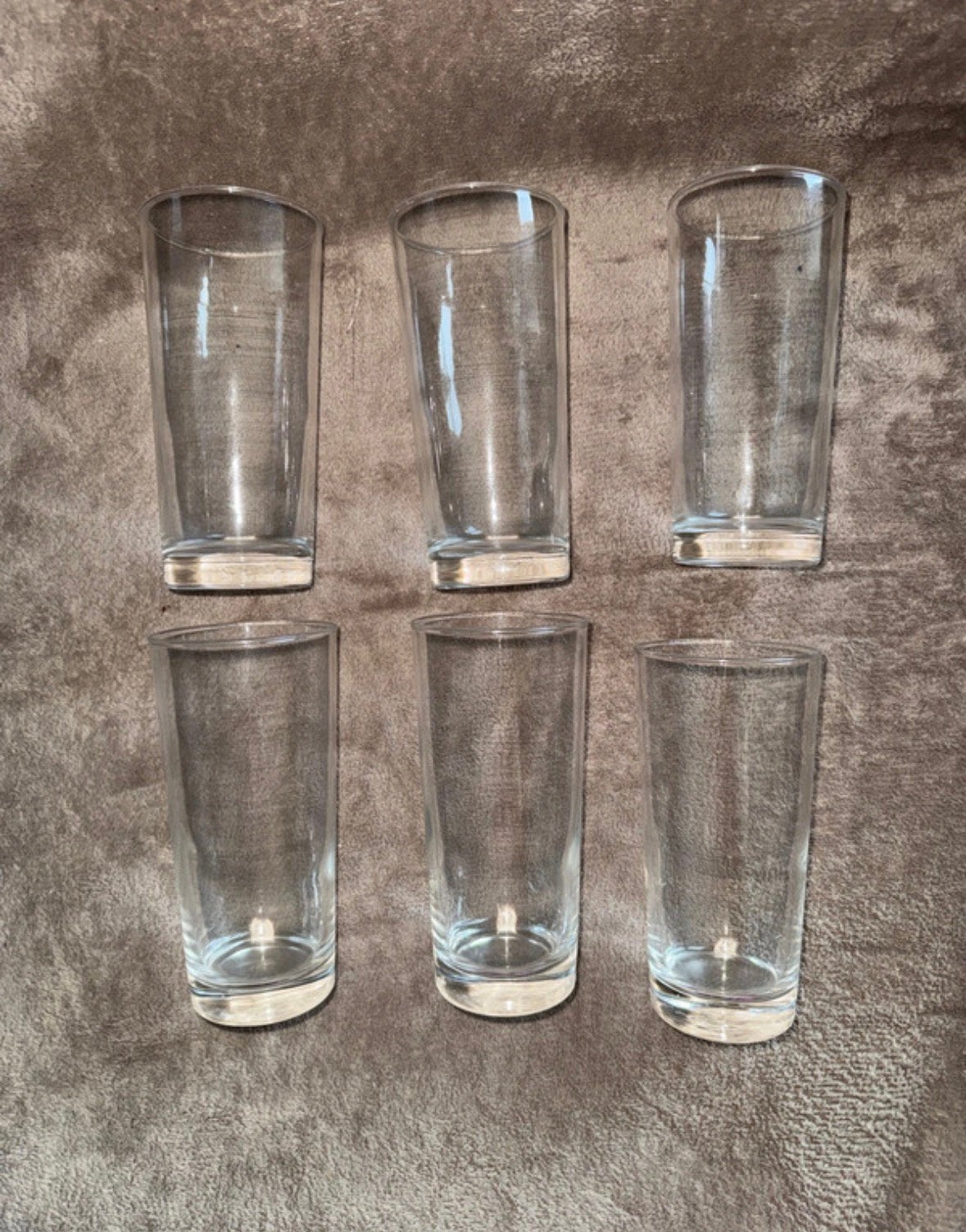 Set van 6 hoge drinkglazen, Enlèvement