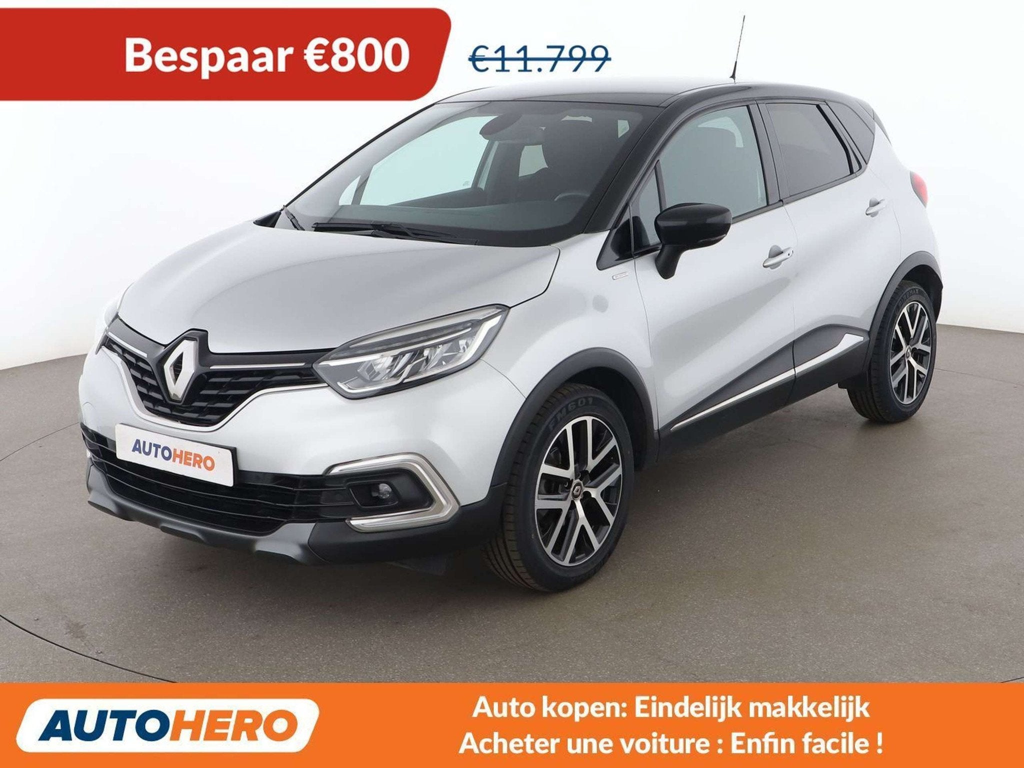 Renault Captur 0.9 Energy Expression, Autos, Argent ou Gris, Achat, Euro 6, Boîte manuelle