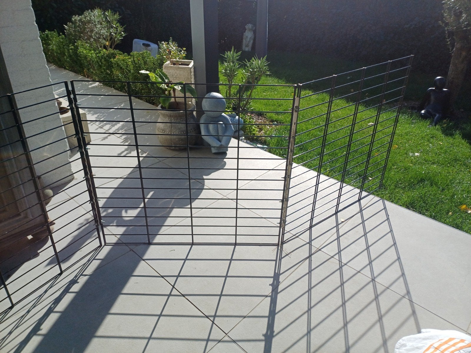 clôture pliable en fer, Jardin & Terrasse, Enlèvement, Comme neuf