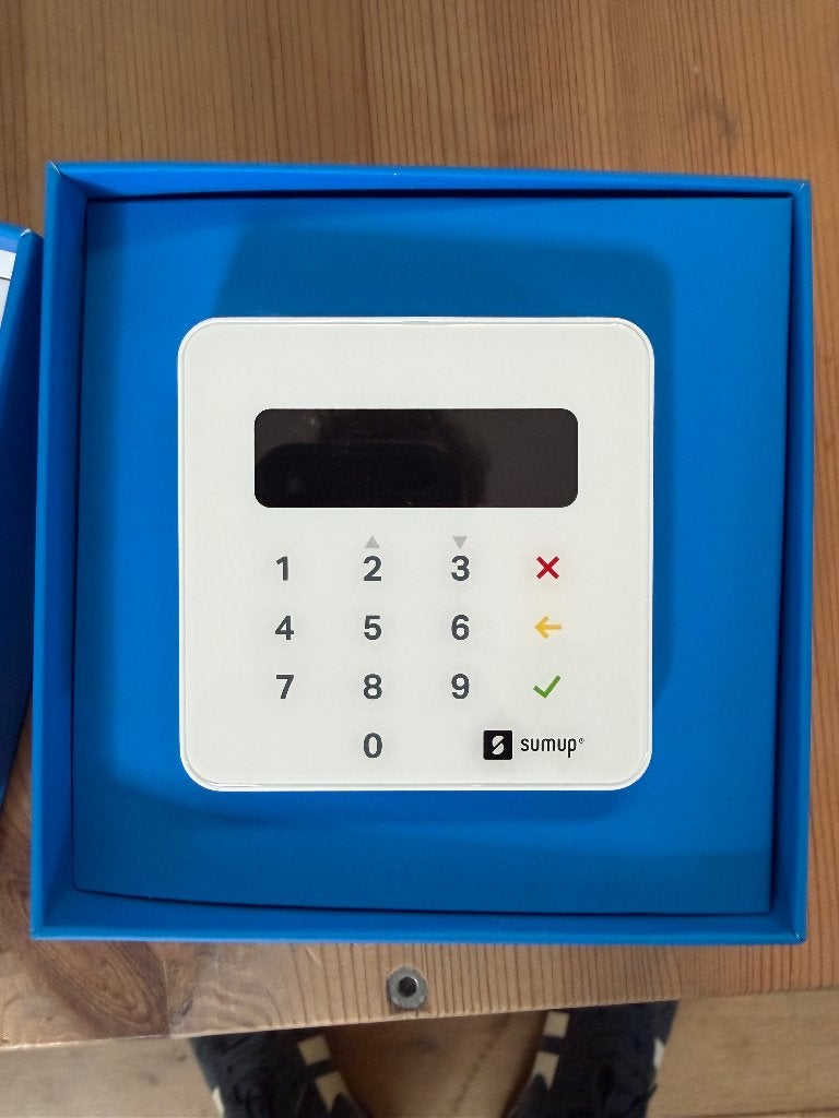 SumUp Air — Betaalautomaat — Met doos, Ophalen