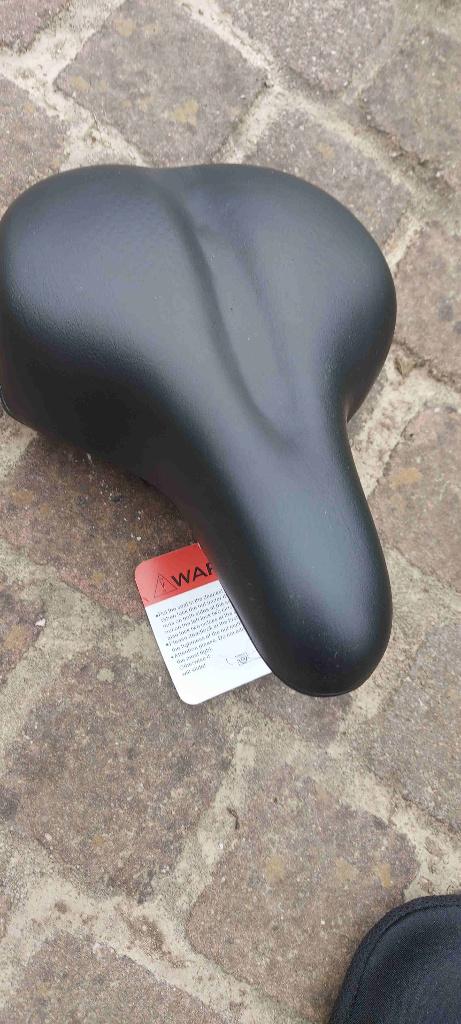 Selle vélo confortable et housse rembourrée suppl., Ophalen of Verzenden, Nieuw, Zadel