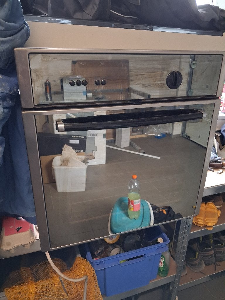 Kookplaat en oven, Ophalen, Gebruikt, Inbouw, Oven