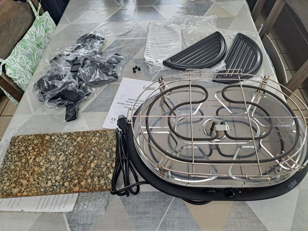 Steengrill / raclette, Electroménager, Enlèvement, Comme neuf, Gril en pierre