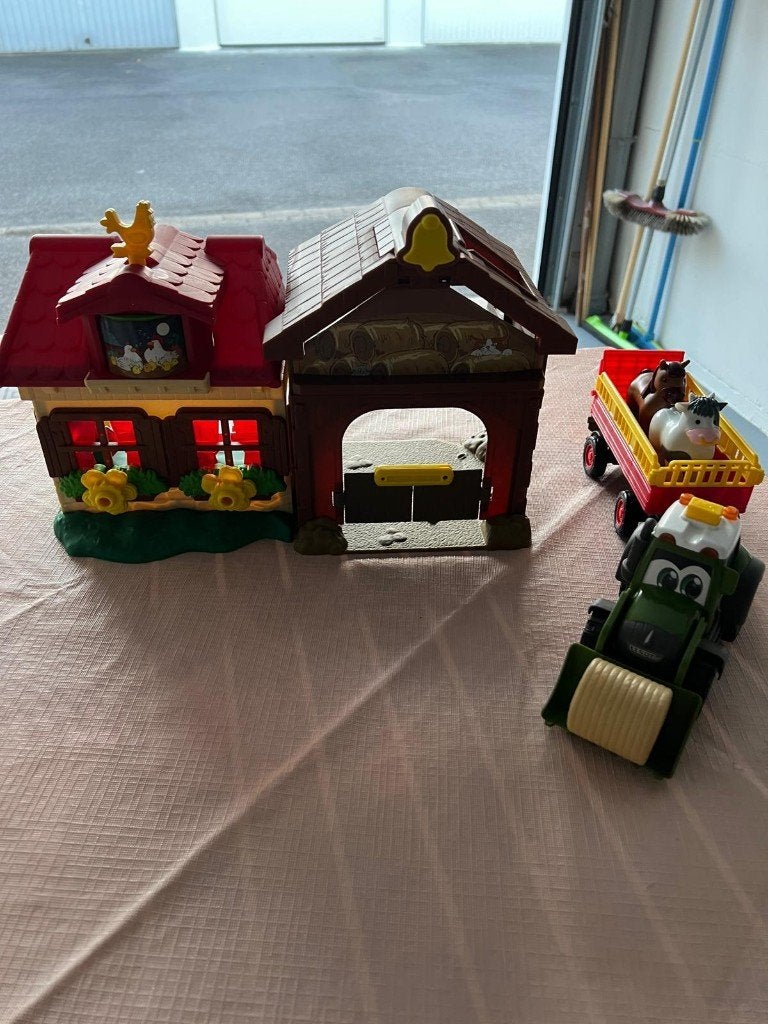 Dickie toys boerderij compleet met extra dieren en doos, Kinderen en Baby's, Ophalen, Zo goed als nieuw