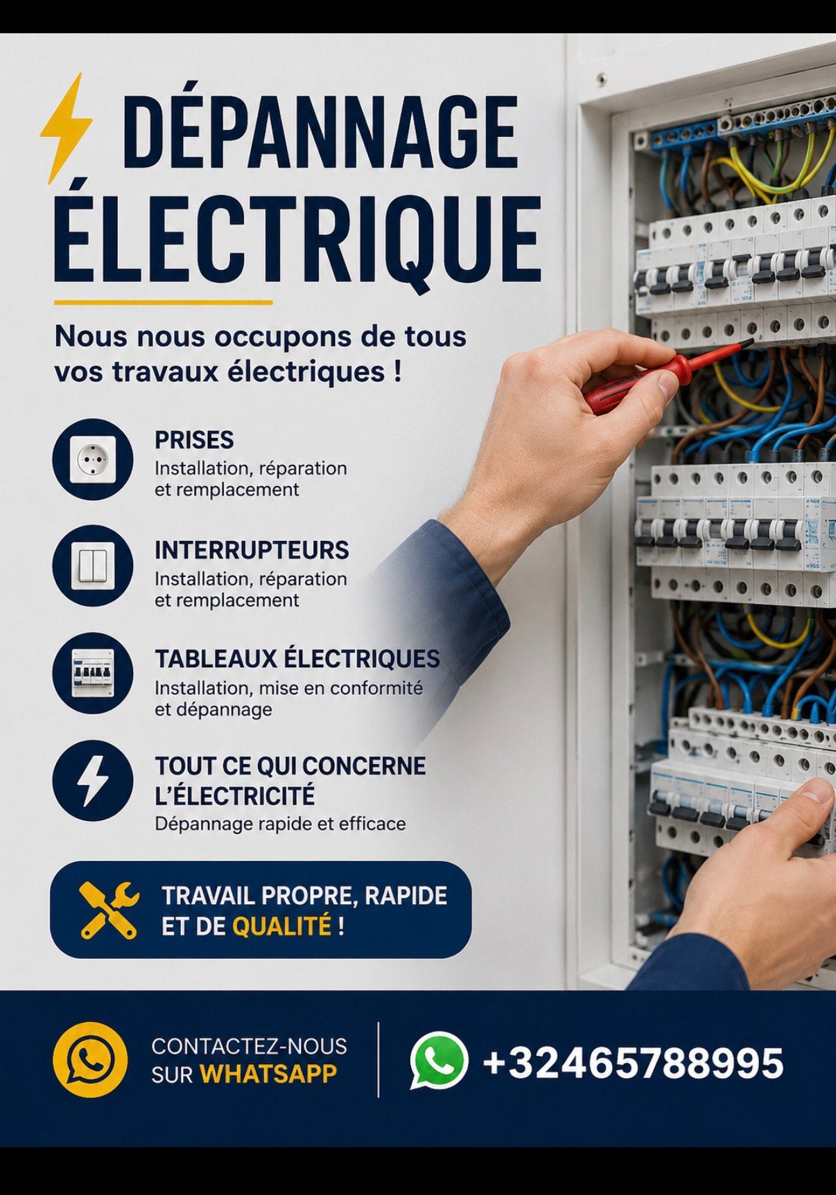 Dépannage Électrique, Enlèvement, Comme neuf
