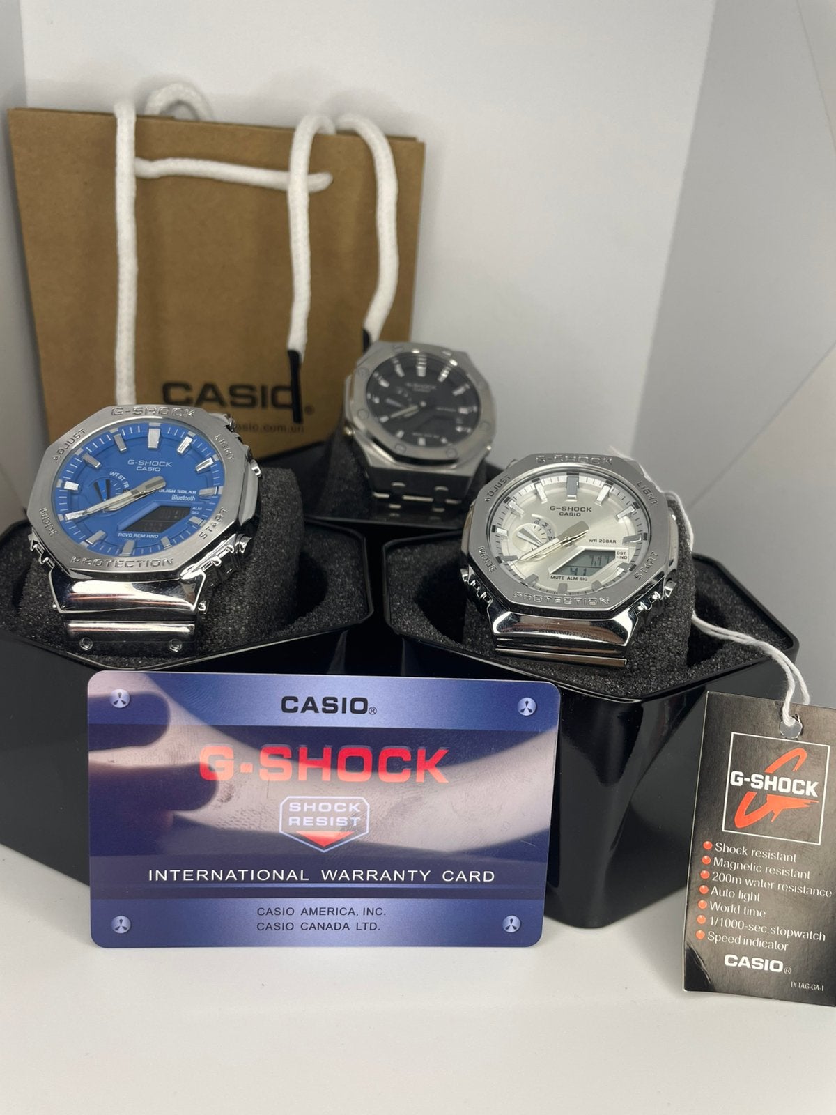 ️ Casio G-Shock - Perfect voor de zomer! ️, Handtassen en Accessoires, Horloges | Heren, Ophalen of Verzenden, Nieuw, Zilver, Casio
