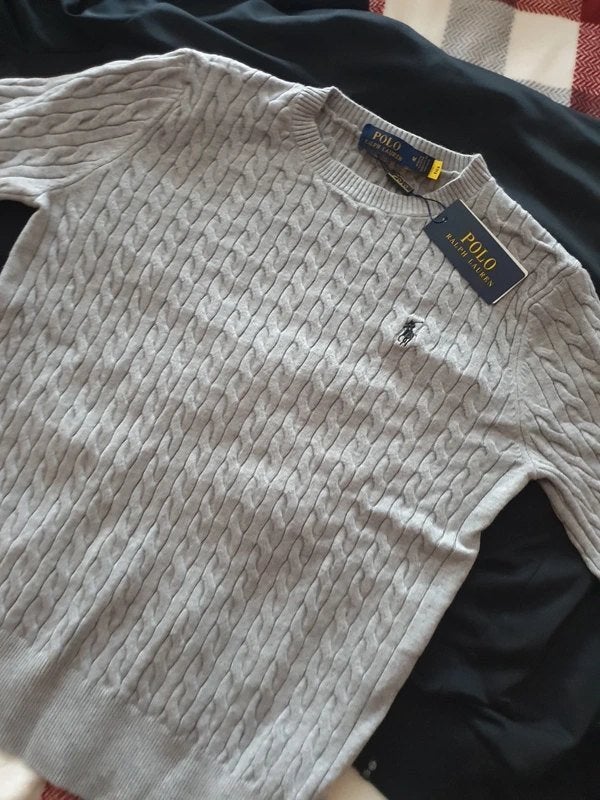 Ralph Lauren Kabelgebreide Trui (nieuw), Maat 48/50 (M), Ralph Lauren, Nieuw, Ophalen of Verzenden