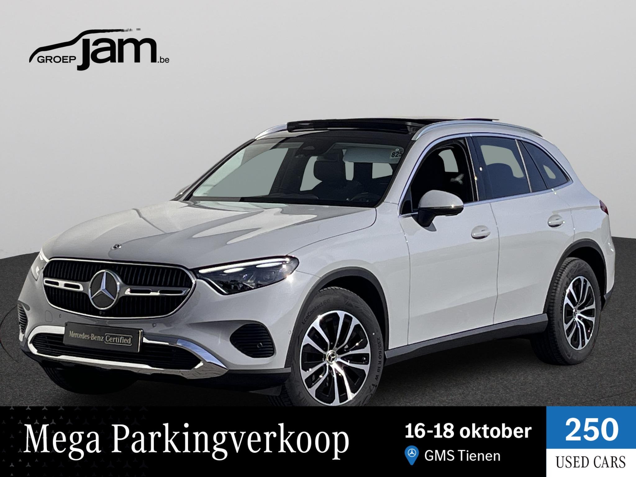 Mercedes-Benz GLC 220 d 4MATIC met pano en trekhaak, Auto's, 197 pk, Zwart, 4 cilinders, 2500 kg