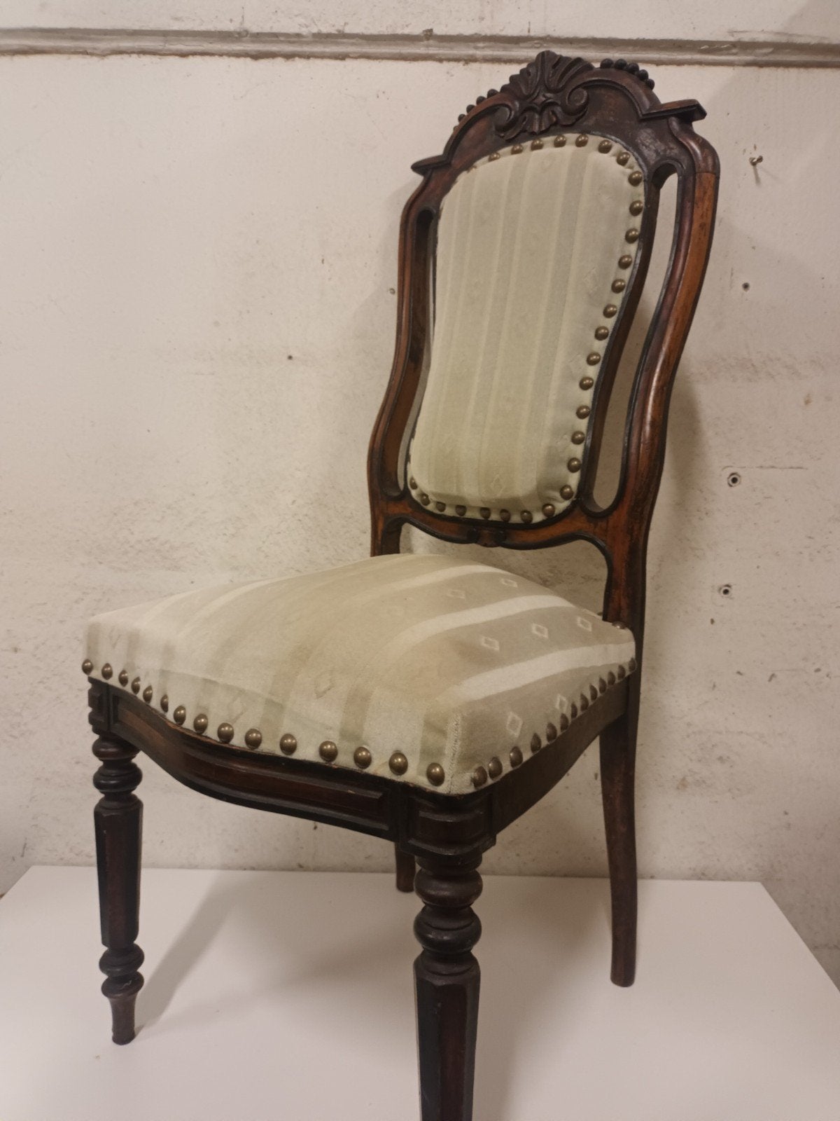 Prachtige antieke eetkamerstoel – Willem III / Biedermeier s, Ophalen