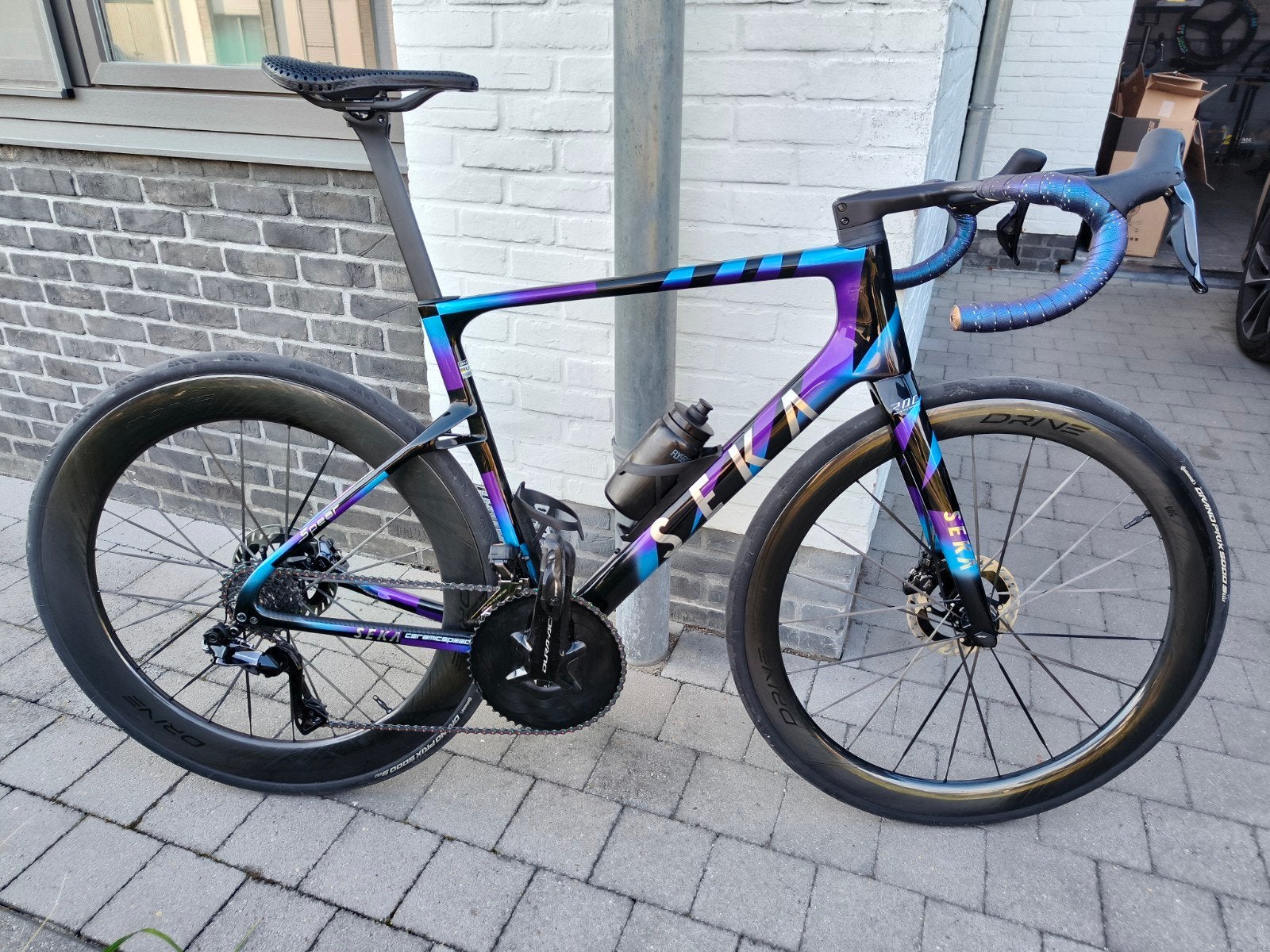 Seka Spear RDC, Fietsen en Brommers, 28 inch, Carbon, Zo goed als nieuw, 15 tot 20 versnellingen