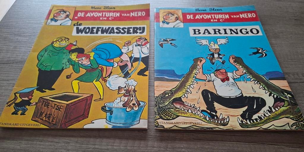 2 vintage Nero albums, Boeken, Stripverhalen, Marc Sleen, Ophalen of Verzenden, Zo goed als nieuw, Meerdere stripboeken