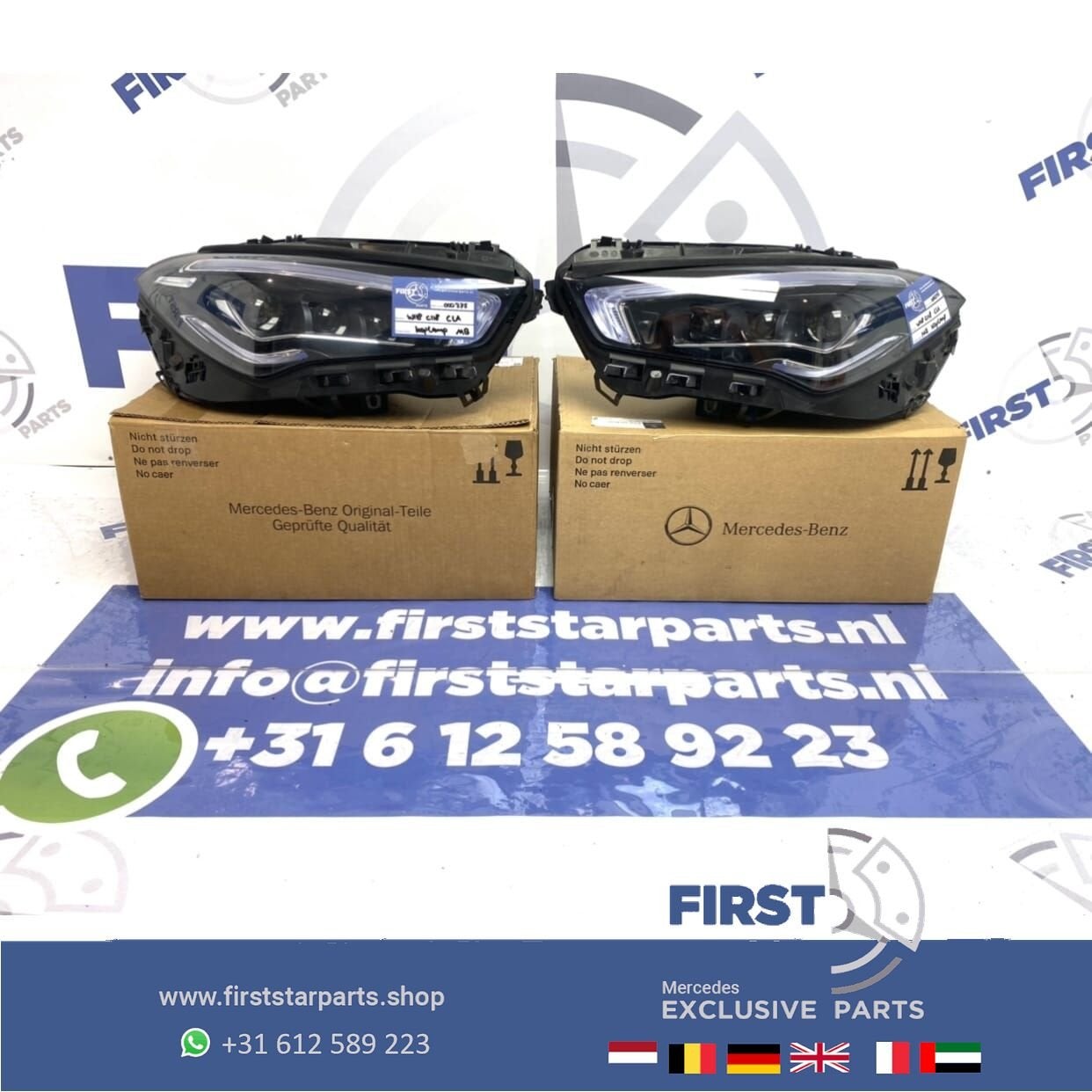 C118 W118 CLA LED MULTIBEAM KOPLAMPEN SET Mercedes 2019-2021